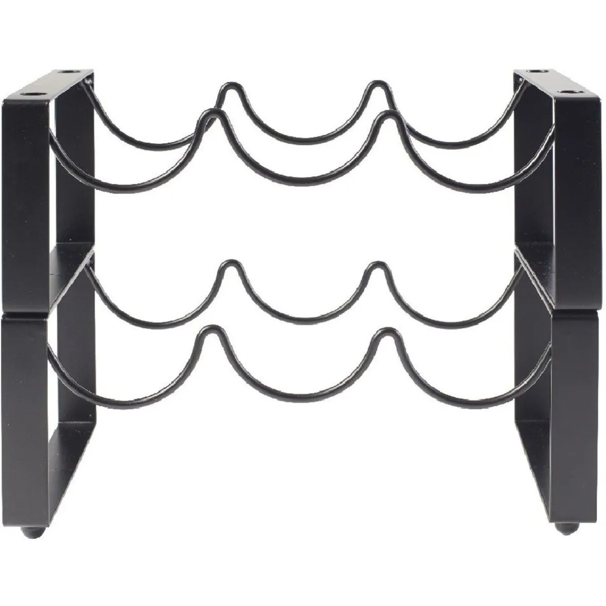 Rangement De Cuisine<Gifi 2 range bouteilles x3 métal noir