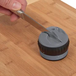 Préparation Culinaire<Gifi Aiguiseur à couteaux double position gris et noir