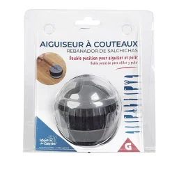 Préparation Culinaire<Gifi Aiguiseur à couteaux double position gris et noir