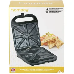 Petit Électroménager<Gifi Appareil à croque monsieur extra large