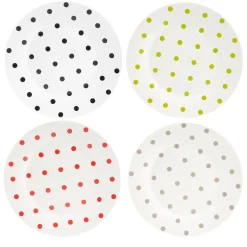 Vaisselle Et Accessoires De Table<Gifi Assiette à dessert à pois colorés x4
