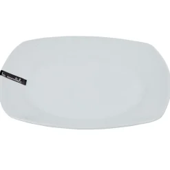 Gifi Assiette à dessert carrée blanche Les essentiels| Vaisselle Et Accessoires De Table