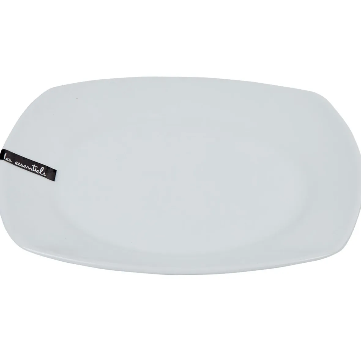 Gifi Assiette à dessert carrée blanche Les essentiels| Vaisselle Et Accessoires De Table