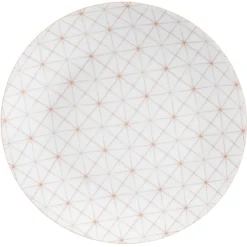 Gifi Assiette à dessert design géométrique dépareillé x4| Vaisselle Et Accessoires De Table