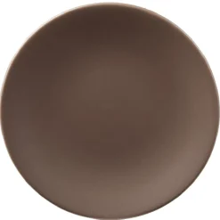 Gifi Assiette à dessert en faïence uni taupe| Vaisselle Et Accessoires De Table