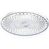 Gifi Assiette à dessert en plastique transparent effet martelé| Vaisselle Et Accessoires De Table