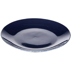 Gifi Assiette à dessert en porcelaine décor feuillage| Vaisselle Et Accessoires De Table