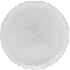 Gifi Assiette à dessert en verre strié gris argenté| Vaisselle Et Accessoires De Table
