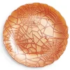 Gifi Assiette à dessert en verre orange Ø21cm| Vaisselle Et Accessoires De Table