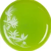 Gifi Assiette à dessert Luminarc vert Darjeeling| Vaisselle Et Accessoires De Table