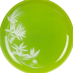 Gifi Assiette à dessert Luminarc vert Darjeeling| Vaisselle Et Accessoires De Table