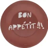 Gifi Assiette à dessert Luminarc rouge design Bon appétit| Vaisselle Et Accessoires De Table