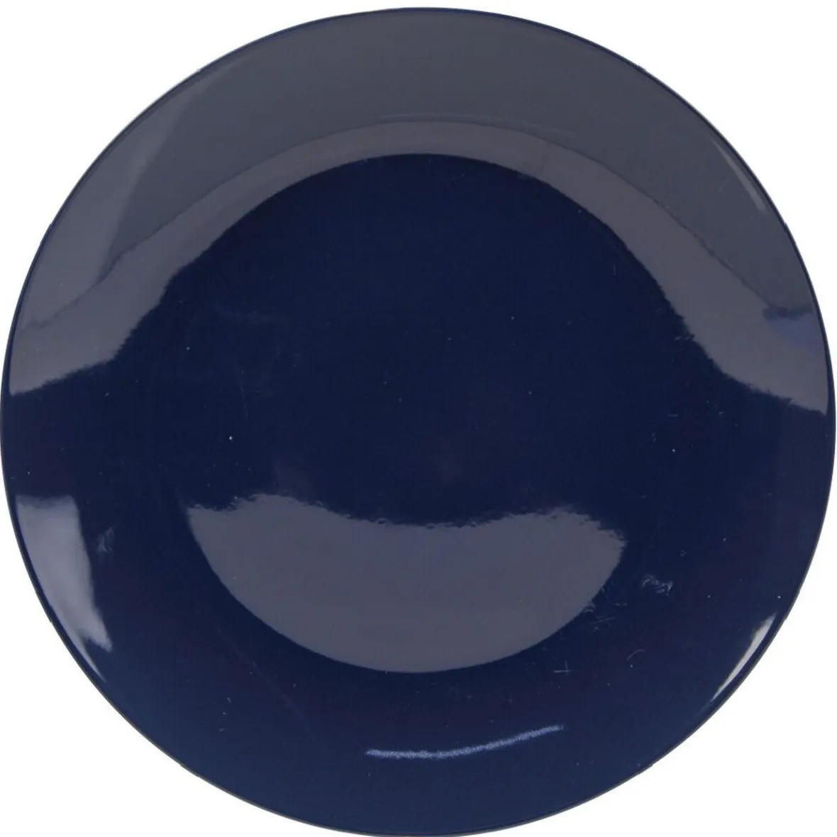 Gifi Assiette à dessert motif feuillage bleu et blanc| Vaisselle Et Accessoires De Table