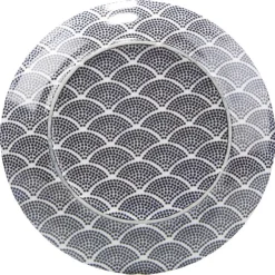 Vaisselle Et Accessoires De Table<Gifi Assiette à dessert motif vague japonaise bleue et blanche