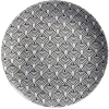 Gifi Assiette à dessert motif vague japonaise gris| Vaisselle Et Accessoires De Table
