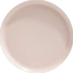 Gifi Assiette à dessert Oslo porcelaine rose uni| Vaisselle Et Accessoires De Table