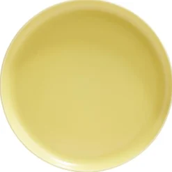 Gifi Assiette à dessert Oslo porcelaine jaune uni| Vaisselle Et Accessoires De Table