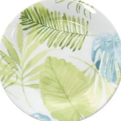 Gifi Assiette à dessert porcelaine motif jungle| Vaisselle Et Accessoires De Table