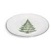 Vaisselle Et Accessoires De Table<Gifi Assiette à dessert porcelaine blanche motif sapin de Noël Ø19cm