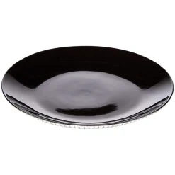 Gifi Assiette à dessert rayure noire et blanche| Vaisselle Et Accessoires De Table