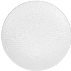 Gifi Assiette à dessert ronde faïence design Zebra blanc| Vaisselle Et Accessoires De Table