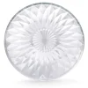 Gifi Assiette à dessert ronde fleur géométrique verre transparent| Vaisselle Et Accessoires De Table