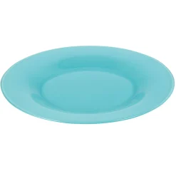 Gifi Assiette à dessert ronde Luminarc bleue Zana| Vaisselle Et Accessoires De Table