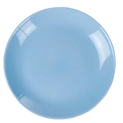 Gifi Assiette à dessert ronde Luminarc unie bleu clair Diwali| Vaisselle Et Accessoires De Table