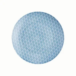 Gifi Assiette à dessert ronde motif géométrique 4 couleurs x4| Vaisselle Et Accessoires De Table