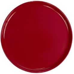 Gifi Assiette à dessert ronde Nordic porcelaine rouge| Vaisselle Et Accessoires De Table
