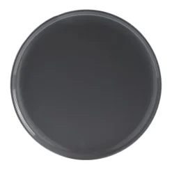 Gifi Assiette à dessert ronde Oslo grise| Vaisselle Et Accessoires De Table