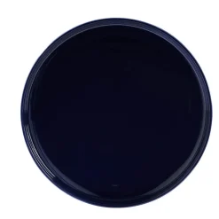 Gifi Assiette à dessert ronde Oslo bleu foncé| Vaisselle Et Accessoires De Table