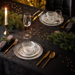 Gifi Assiette à dessert ronde transparente ciselée| Vaisselle Et Accessoires De Table