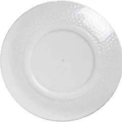 Gifi Assiette à dessert transparente martelé x4| Vaisselle Et Accessoires De Table