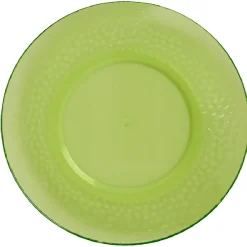 Gifi Assiette à dessert verte martelé x4| Vaisselle Et Accessoires De Table