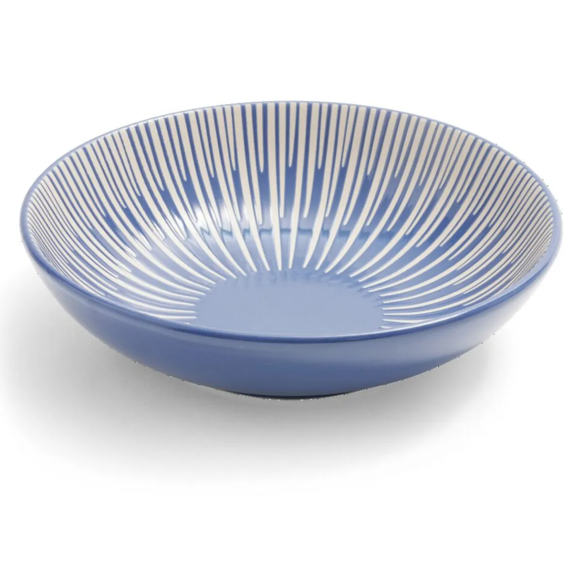 Vaisselle Et Accessoires De Table<Gifi Assiette à soupe Rio faïence bleue et blanche Ø20cm
