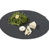 Gifi Assiette ardoise ronde| Vaisselle Et Accessoires De Table