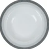 Vaisselle Et Accessoires De Table<Gifi Assiette creuse blanche et grise Sérénité Rayures