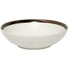 Gifi Assiette creuse en faïence avec liseré doré| Vaisselle Et Accessoires De Table