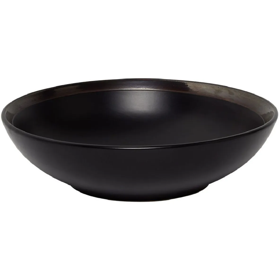 Gifi Assiette creuse en faïence avec liseré doré| Vaisselle Et Accessoires De Table