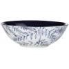 Gifi Assiette creuse en porcelaine décor feuillage| Vaisselle Et Accessoires De Table