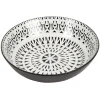 Vaisselle Et Accessoires De Table<Gifi Assiette creuse en porcelaine motif intérieur et extérieur coloré
