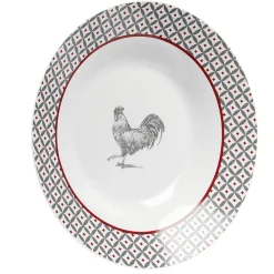 Gifi Assiette creuse esprit campagne design poule ø21 cm| Vaisselle Et Accessoires De Table