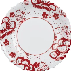 Vaisselle Et Accessoires De Table<Gifi Assiette creuse Luminarc blanc décor rouge Alcove vintage