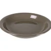 Gifi Assiette creuse ronde taupe| Vaisselle Et Accessoires De Table