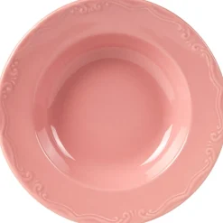 Vaisselle Et Accessoires De Table<Gifi Assiette creuse rose festonnée