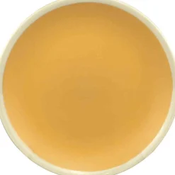 Gifi Assiette dessert ocre bordure blanche| Vaisselle Et Accessoires De Table