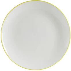 Gifi Assiette dessert porcelaine blanc Ø20cm| Vaisselle Et Accessoires De Table