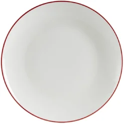 Gifi Assiette dessert porcelaine blanc Ø20cm| Vaisselle Et Accessoires De Table