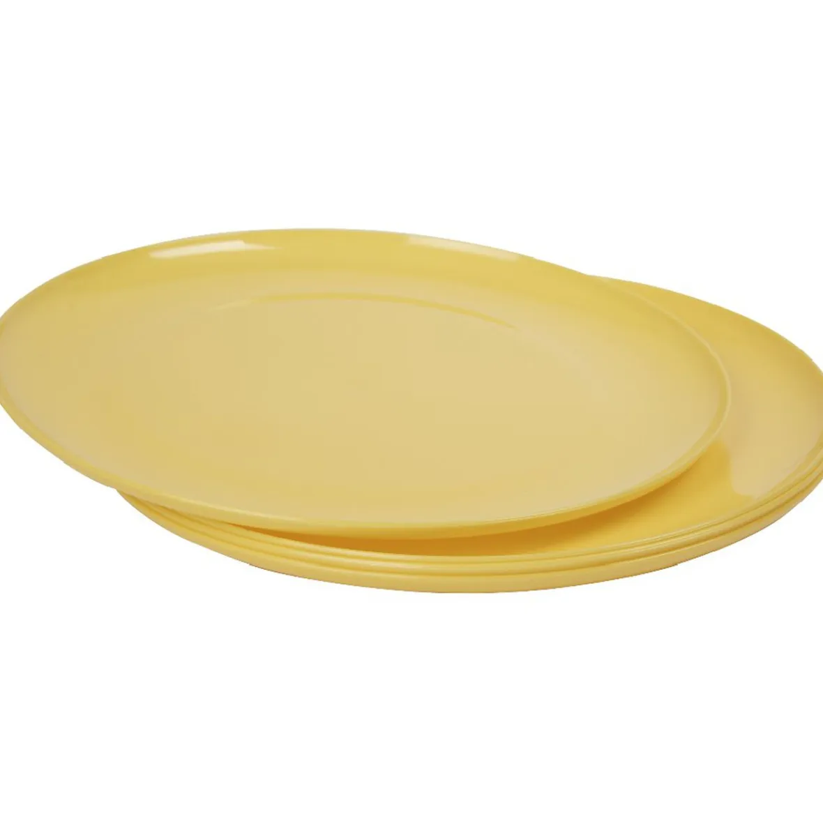 Gifi Assiette en plastique couleur unie x 4| Vaisselle Et Accessoires De Table